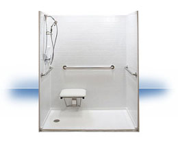 Walk in shower in Shiloh by Independent Home Products, LLC